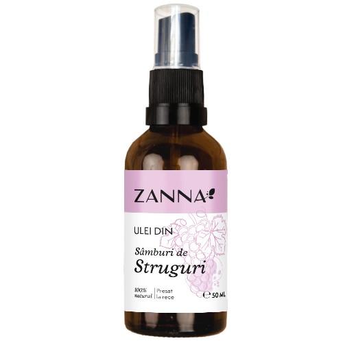 Ulei samburi de Struguri, 50ml, Zanna