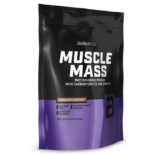 Muscle Mass 1000gr Vanilla BiotechUSA vitamix.ro imagine noua reduceri 2022