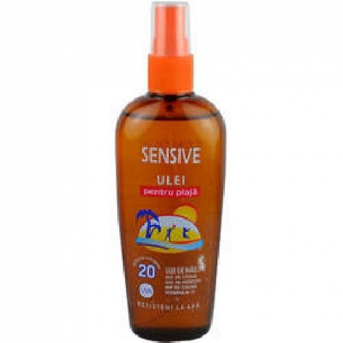 Ulei Plaja Spray SPF20 Cu Masline 150ml Sensive vitamix.ro