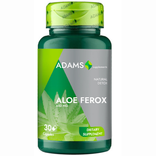 Aloe Ferox 450mg, 30cps, Adams Supplements