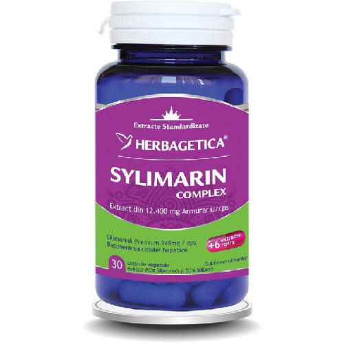 Silymarin Detox Forte 30cp Herbagetica vitamix.ro