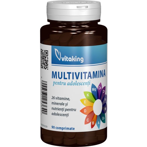 Multivitamine pentru Adolescenti 90cpr Vitaking