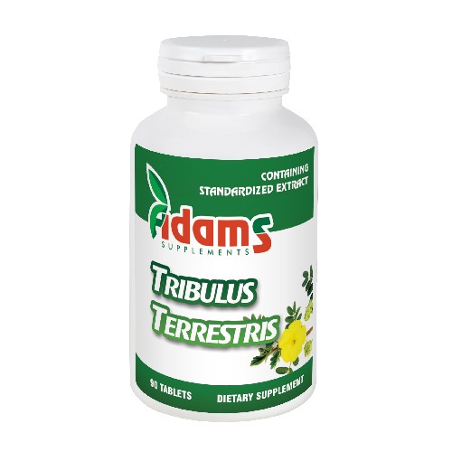 Tribulus Terrestris 1000mg, 90tab, Adams Supplements vitamix.ro