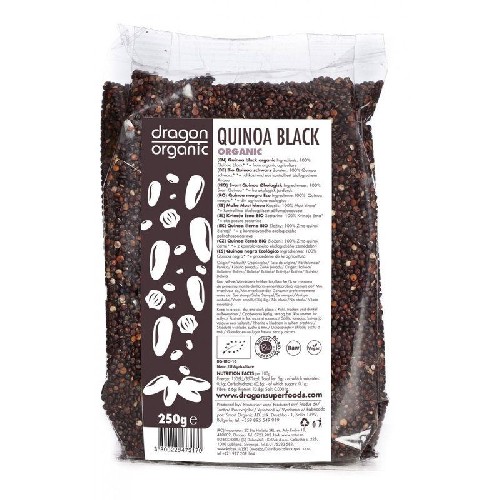 Quinoa Neagra Bio 250gr Dragon Superfoods vitamix.ro imagine noua reduceri 2022