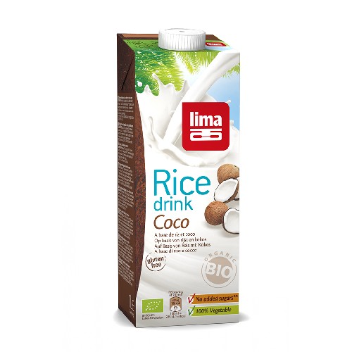 Lapte de Orez cu Cocos Bio 1l Lima imagine produs la reducere