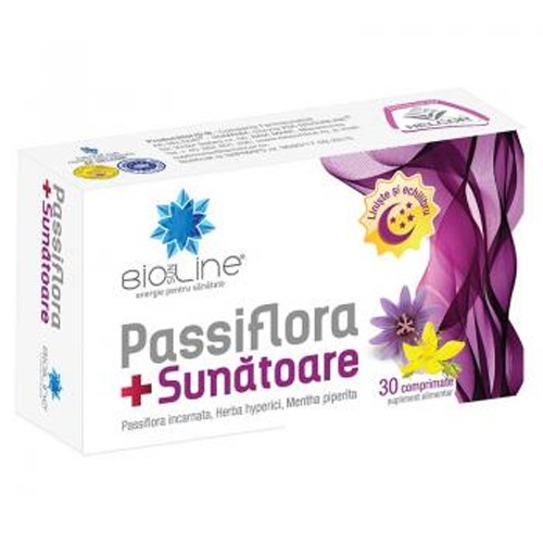 Passiflora+Sunatoare 30cpr Bio Sun Line vitamix poza