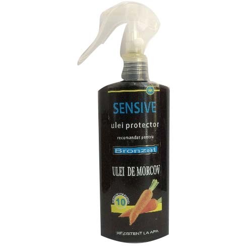 Ulei Plaja Spray SPF10 Morcov Protector 200ml Sensive vitamix.ro