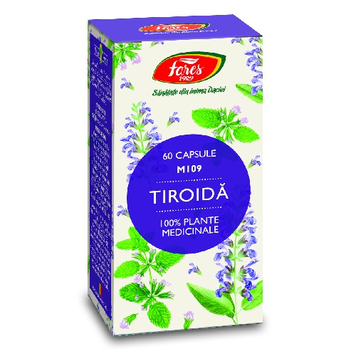 Capsule Tiroida 60cps Fares vitamix.ro