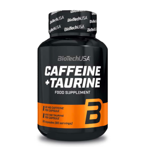 BU82 Caffeine and Taurine, 60cps, BiotechUSA vitamix.ro