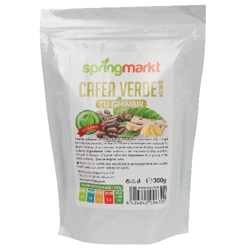 Cafea Verde Macinata cu Ghimbir 300gr vitamix poza