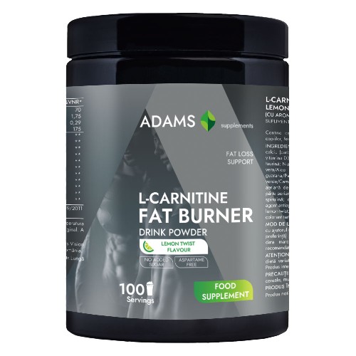 L-Carnitine Fat Burner (lemon-twist), 350g, Adams