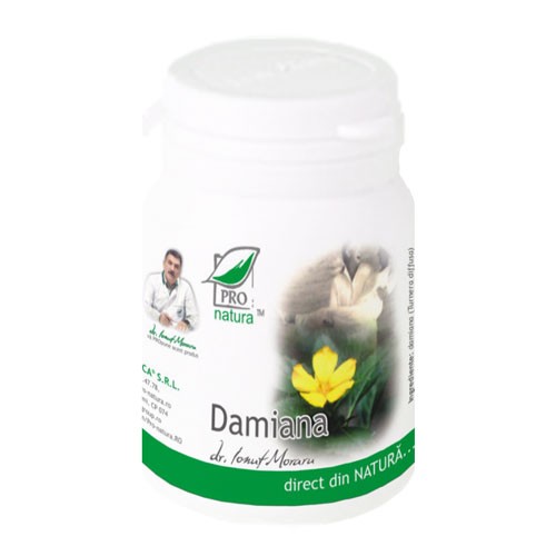 Damiana 60cps Pro Natura vitamix.ro