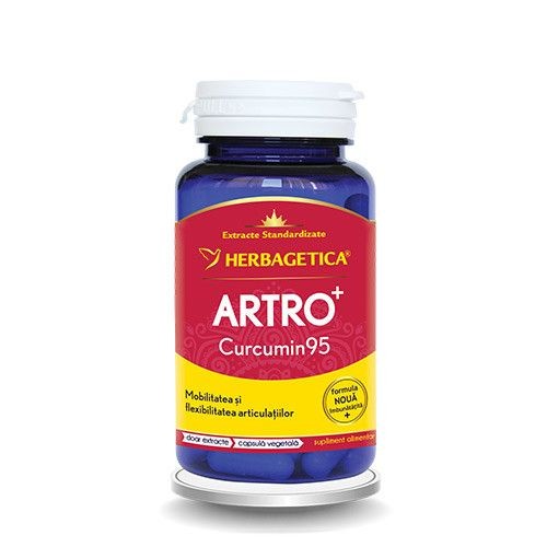 Artro Curcumin95, 30cps, Herbagetica imagine produs la reducere