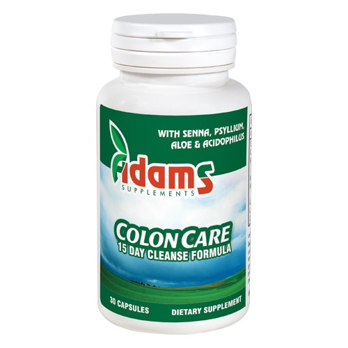 ColonCare - Detoxifiant in 15 zile 30 cps Adams Supplements imgine