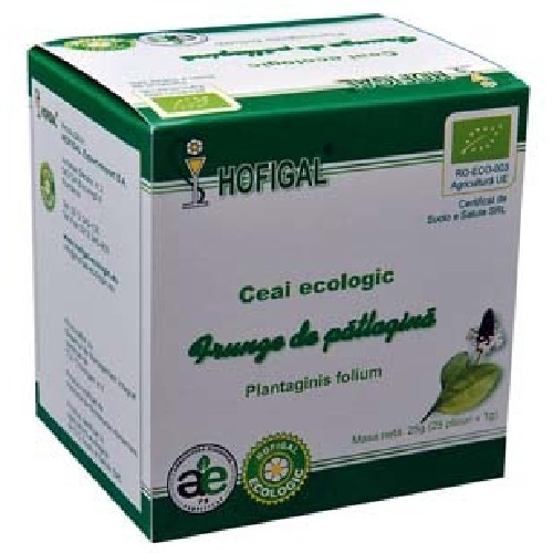 Ceai Patlagina Eco 25dz 1gr Hofigal vitamix.ro imagine noua reduceri 2022