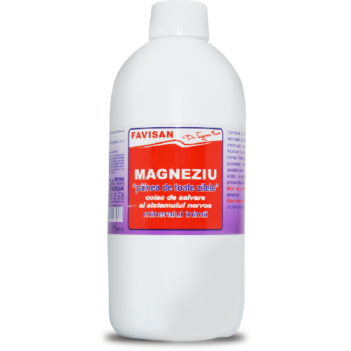 Magneziu 500ml Favisan vitamix.ro Sistem nervos
