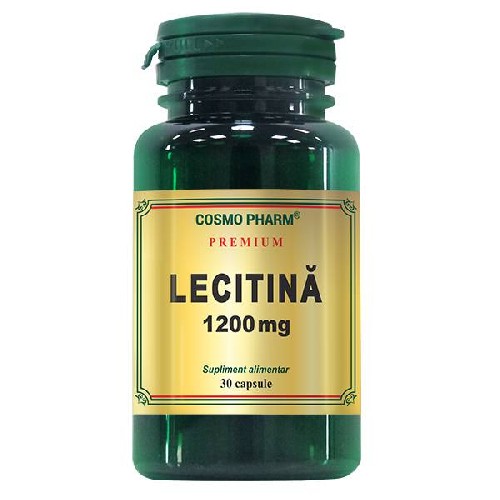 Lecitina Premium 1200mg, 30cps, Cosmo Pharm vitamix.ro