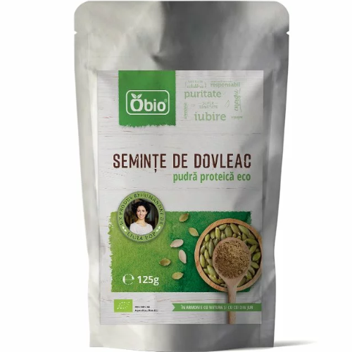 Pudra Proteica Seminte Dovleac Eco 125g, Bio Holistic