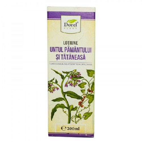 Lotiune Untul Pamantului Si Tataneasa  200ml Dorel Plant