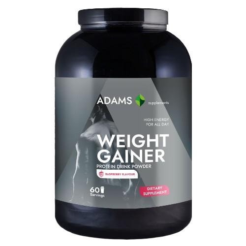 Weight Gainer (zmeura), 3000g, Adams Supplements