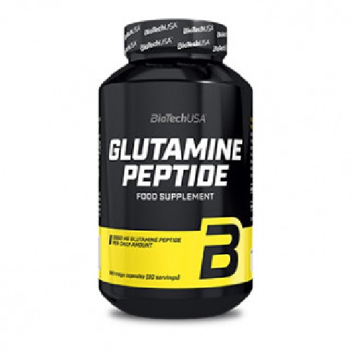 Glutamine Peptide 180cps Biotech USA imagine produs la reducere