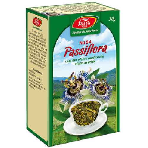 Ceai Pasiflora 50gr Fares vitamix.ro imagine noua reduceri 2022