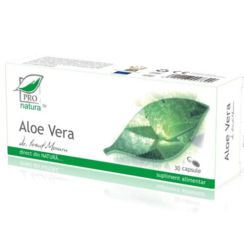 Aloe Vera 30cps Pro Natura vitamix.ro imagine noua reduceri 2022