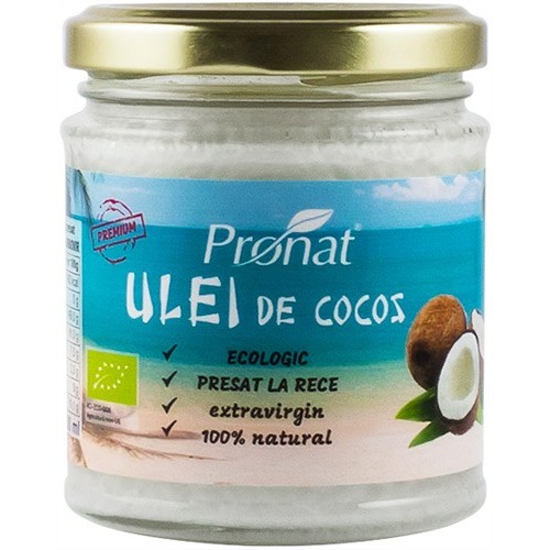 Ulei Cocos Extravirgin Eco, 200ml, Pronat