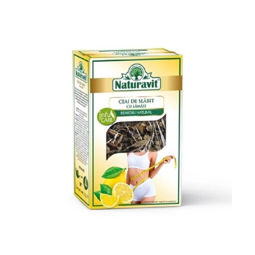 Ceai de slabit cu lamaie, 50 g, Naturavit