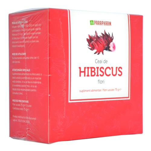 Ceai De Hibiscus Flori Vrac Parapharm