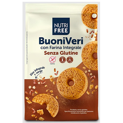 Biscuiti Buoni Veri cu Faina Integrala 250gr Nutrifree