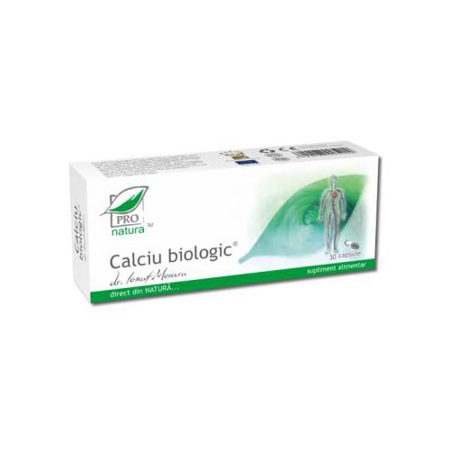 Calciu Biologic 30cps Pro Natura