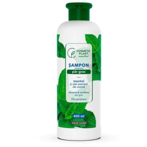 Sampon Par Gras Mentol Ulei Esential Mentol 400ml, Cosmetic Plant