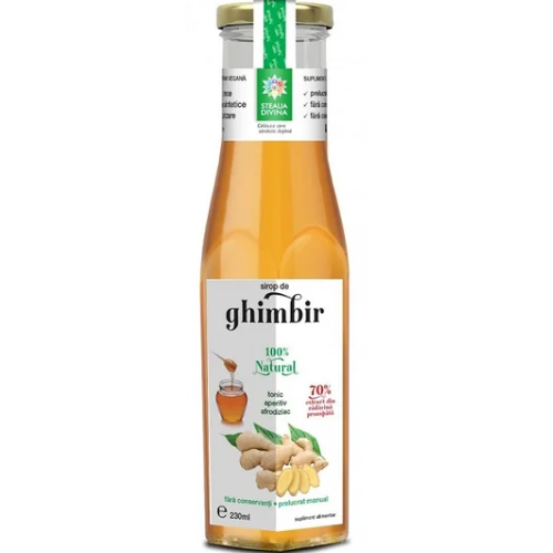 Sirop De Ghimbir Cu Miere 230ml Santo Raphael