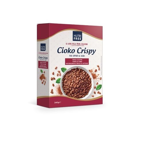 Cioko Crispy Fulgi de Cereale cu Ciocolata, 340g, NutriFree vitamix.ro imagine noua reduceri 2022