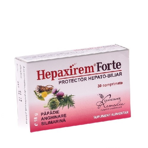 Hepaxirem Forte 30cpr Remedia imagine produs la reducere