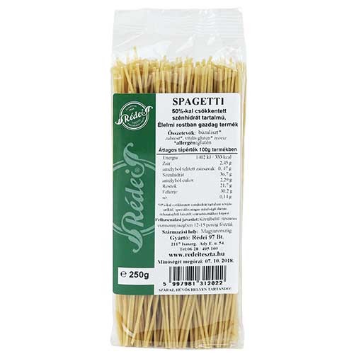 Paste Spaghetti Diabetici, 250g, Redei vitamix.ro