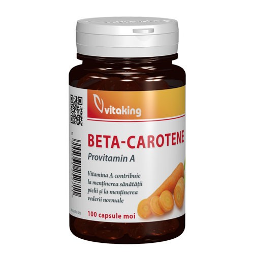 Betacaroten Natural 100cps Vitaking vitamix.ro imagine noua reduceri 2022