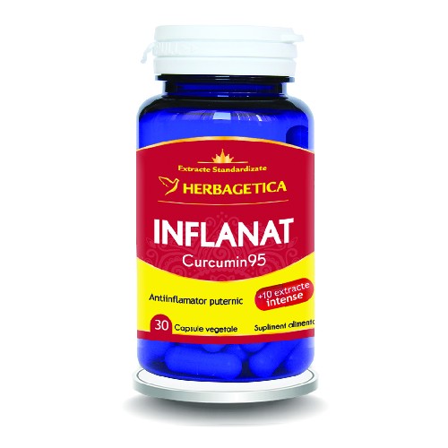 Inflanat+ Curcumin95 30cps Herbagetica vitamix poza