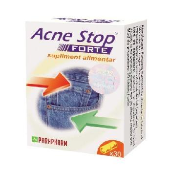 Acne Stop Forte 30tab 1+1 Gratis Parapharm imgine