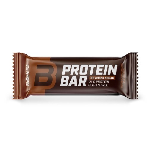 Protein Bar 70gr double Chocolate Biotech USA imagine produs la reducere