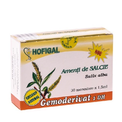 Gemoderivat Amenti Salcie 30monodoze Hofigal vitamix.ro imagine noua reduceri 2022