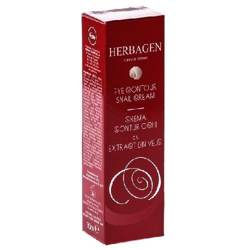 Crema Contur Ochi cu Extract din Melc 30ml Herbagen