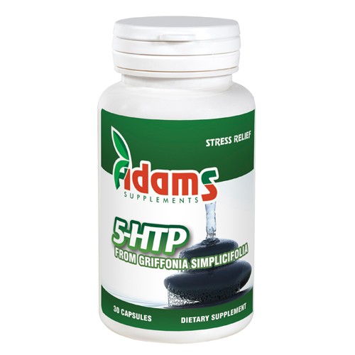 5-HTP 50mg 30 cps. Adams Supplements vitamix poza