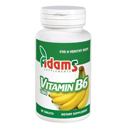 Vitamina B6 90 tablete Adams Supplements imagine produs la reducere