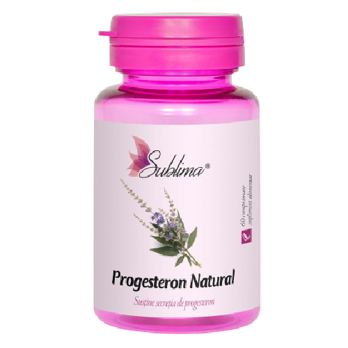 Sublima Progesteron Natural 60cpr Dacia Plant vitamix poza