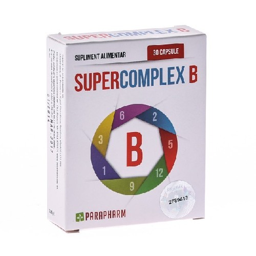 Super Complex B 30cps Parapharm vitamix.ro imagine noua reduceri 2022