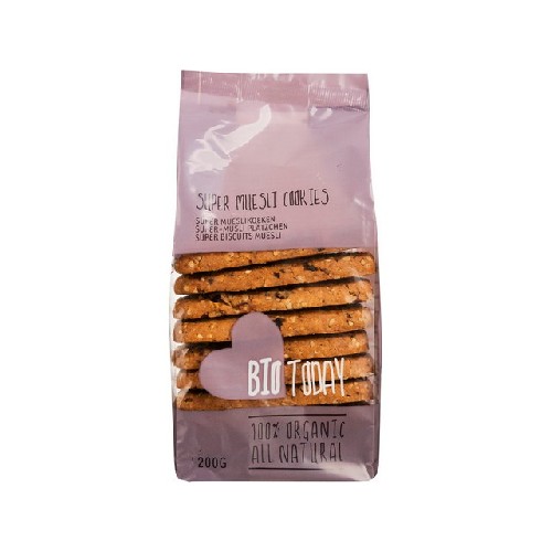 Biscuiti cu Supermusli Bio 200gr Smaak imagine produs la reducere