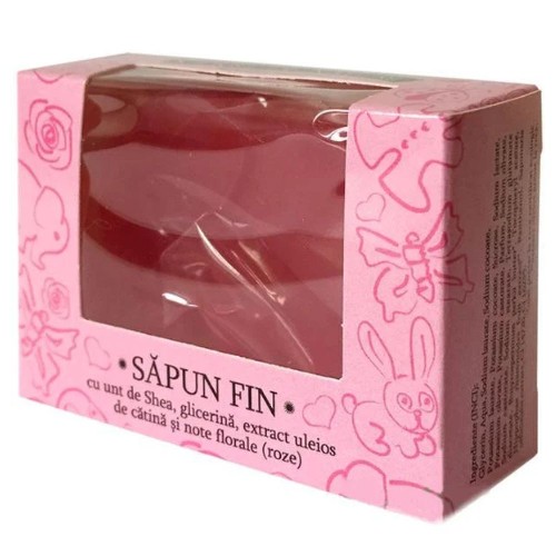 Sapun fin cu Shea, glicerina si catina, 50g, Manicos