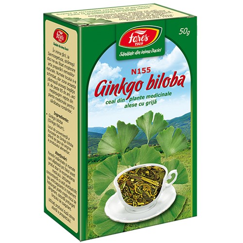 Ceai Frunze de Ginkgo Biloba Fares vitamix.ro